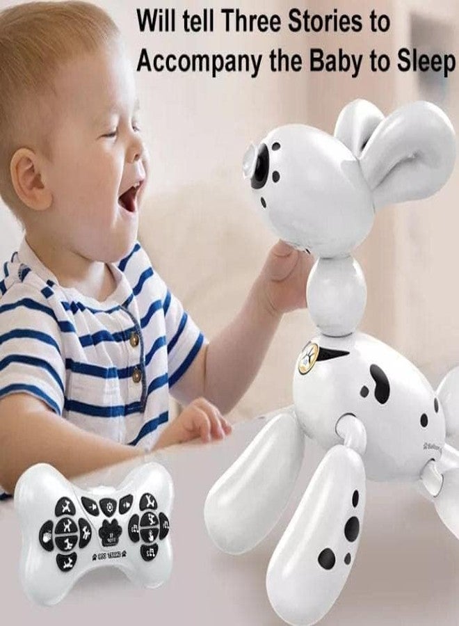 EXOMOON 2.4G Intelligent Programming Balloon Dog Voice Control Cute Smart Stunt RC Dog for Kids - Image 4